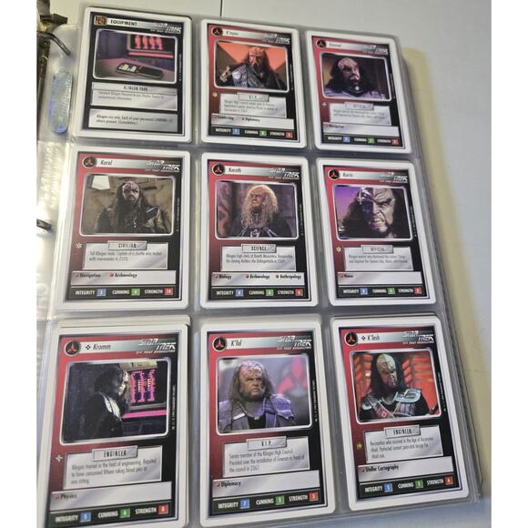 Star Trek The Next Generation 1994 Paramount Pictures CCG Trading Cards Lot 362 - Picture 3 of 10